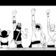 Straw Hats raise their arms up in unison displaying an "x" on their wrists as they set off on another voyage.